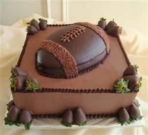 Football Grooms Cake