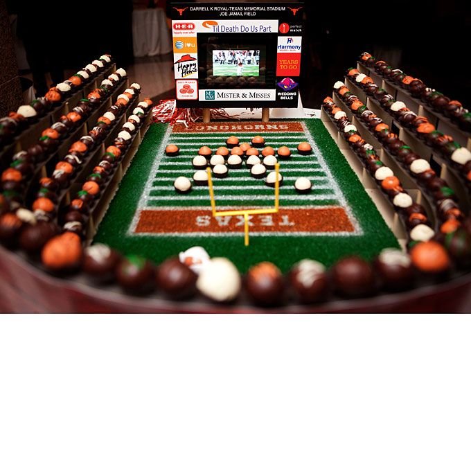 Football Themed Grooms Cake