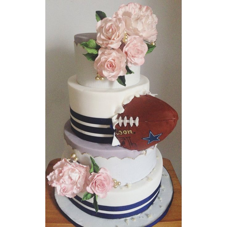 Football Wedding Cake