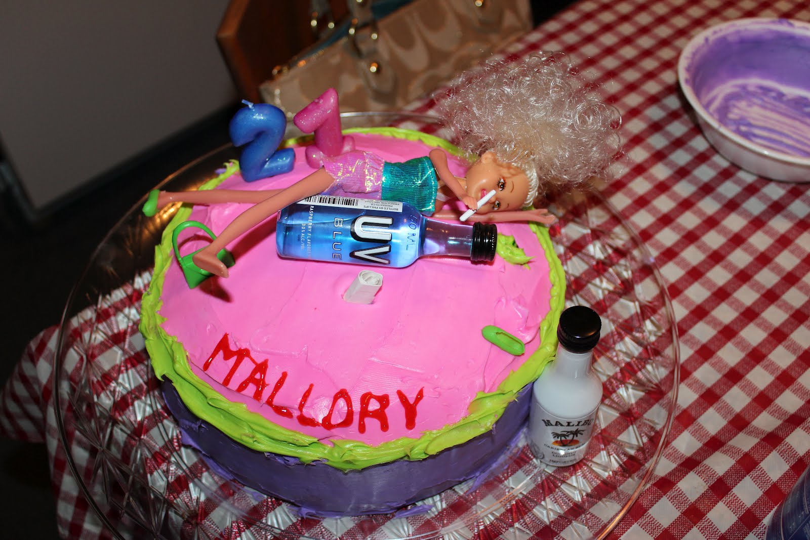 Funny 21st Birthday Cake