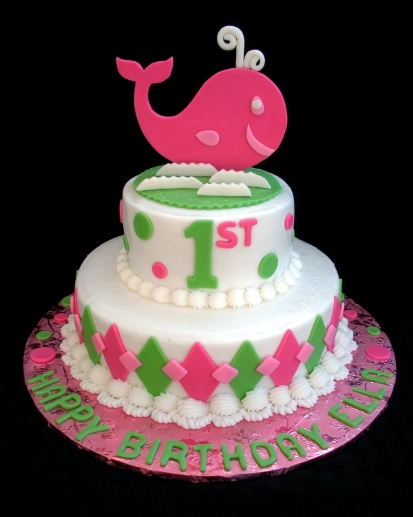 11 Photos of Pink Whale Birthday Cakes