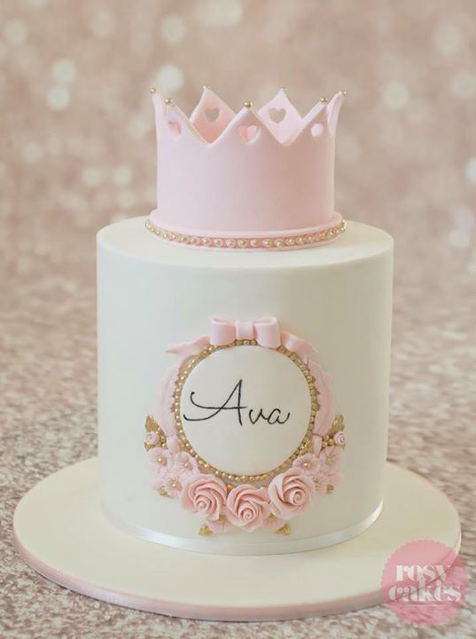 10 Photos of Princess Birthday Cakes With Flowers