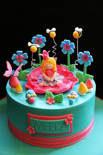 Girls Princess Birthday Cake