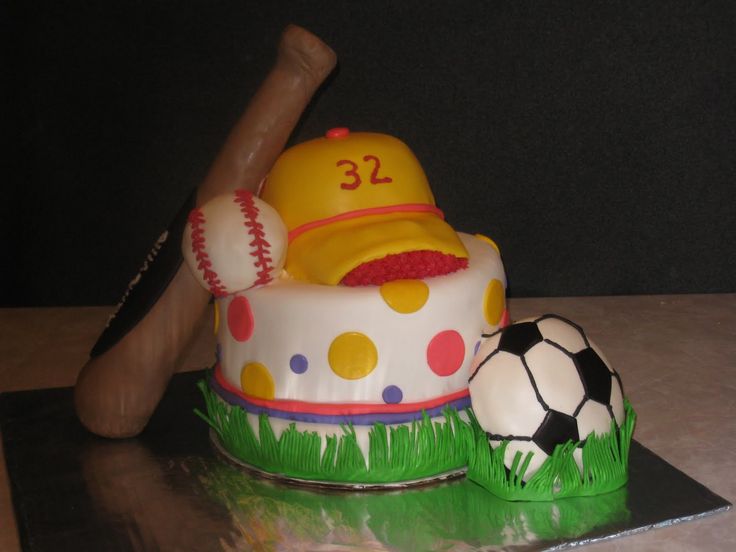 Girls Sports Birthday Cakes