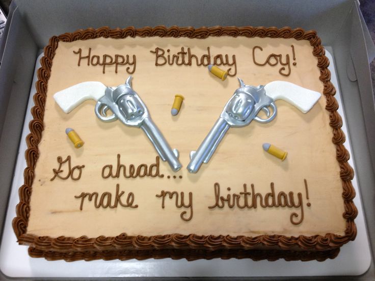 12 Photos of Birthday Cakes For Women With A Gun