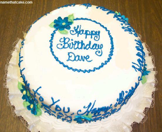 Happy Birthday Dave Cake