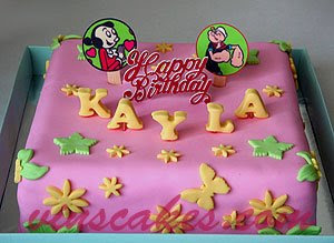 Happy Birthday Kayla Cake