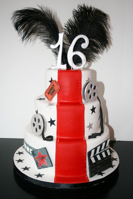 Hollywood Sweet 16 Cake