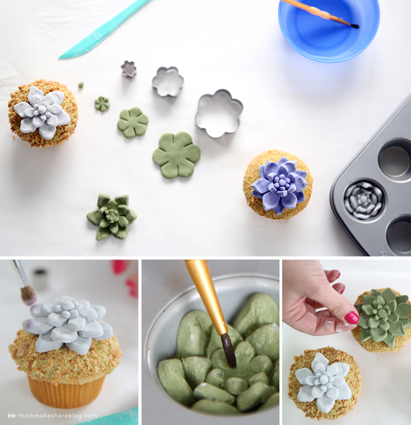 How to Make Succulent Cupcakes