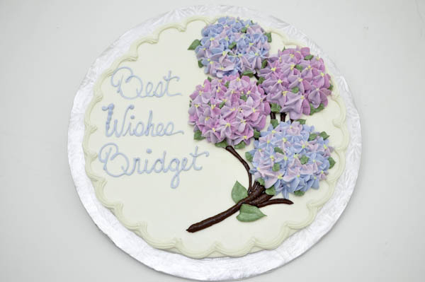 Hydrangea Sheet Cake Birthday