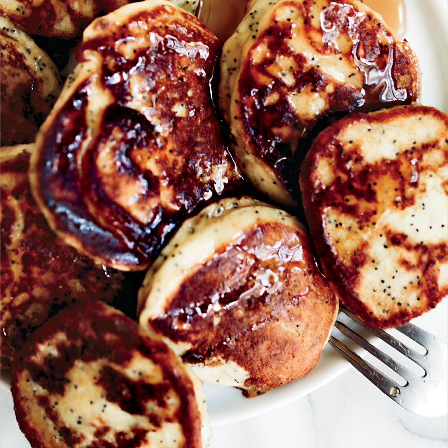 Lemon Poppy Seed Pancakes