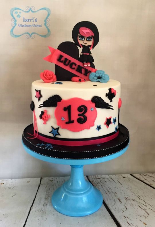 Lucky 13 Birthday Cake