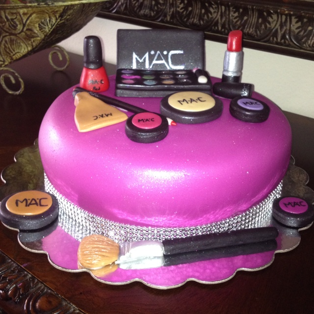 Mac Makeup Cake