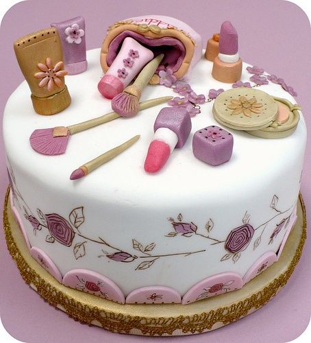 Makeup Artist Birthday Cake