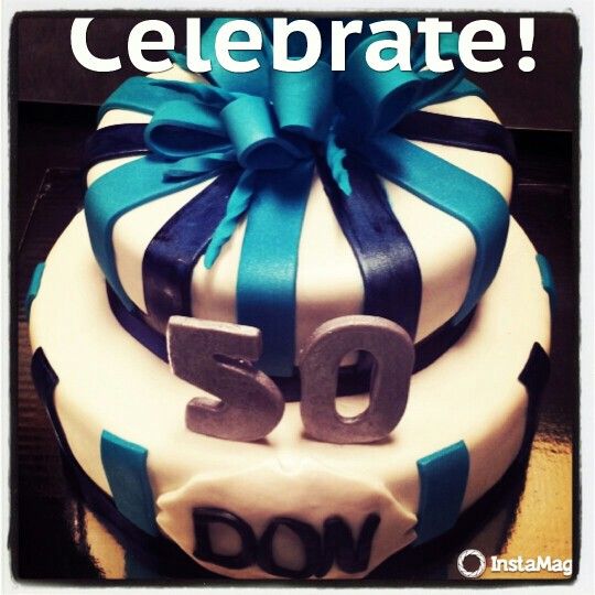 Male Adult 50th Birthday Cake