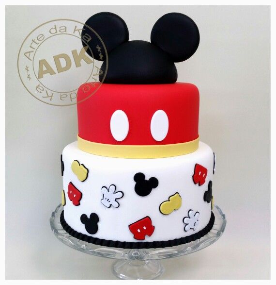 Mickey Mouse Birthday Cake