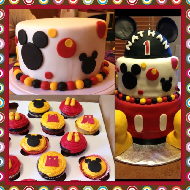 Mickey Mouse Cupcake Cake Ideas