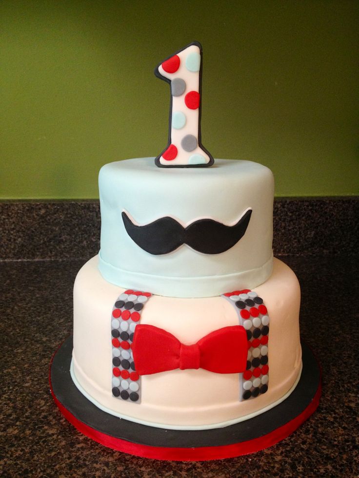 12 Mustache Themed Birthday Cakes Photo Mustache Themed Birthday