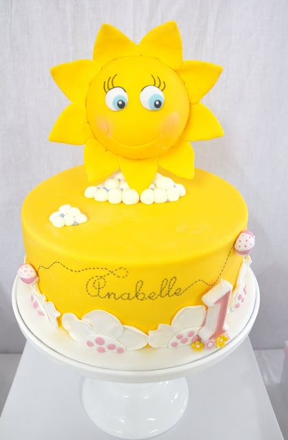 My Little Sunshine Birthday Cake