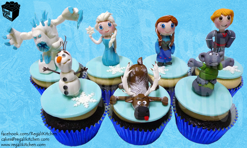 Olaf Disney Frozen Birthday Cupcakes