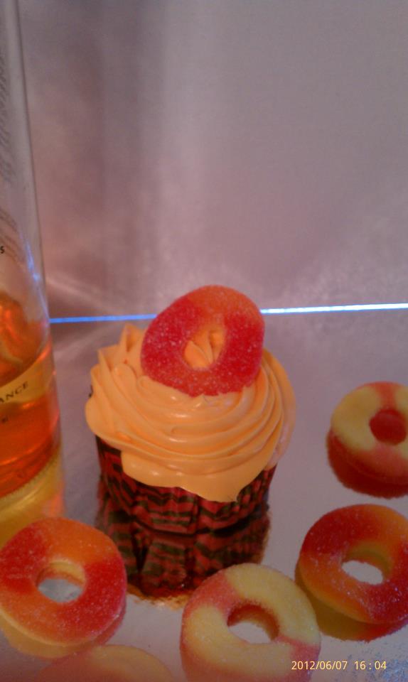 Peach Ciroc Cupcakes