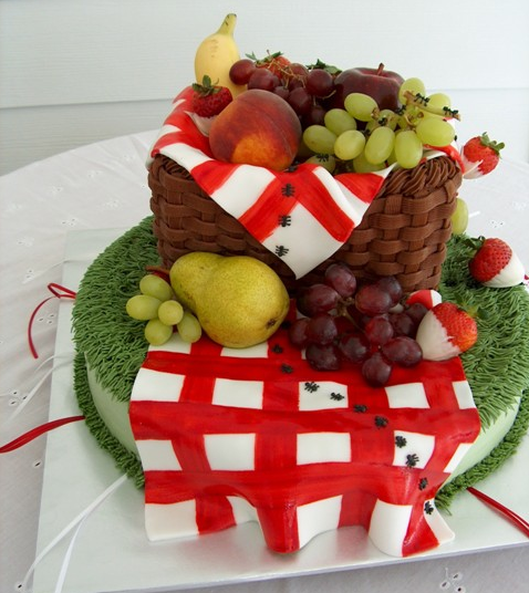 Picnic Basket Cake