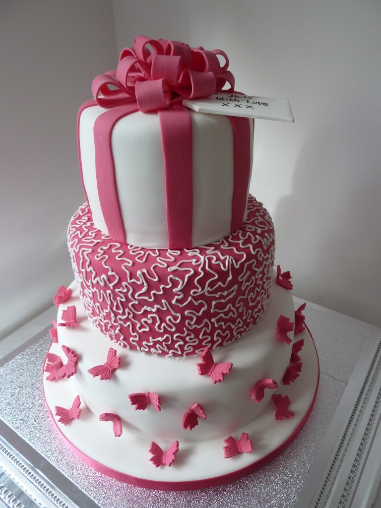 Pink Birthday Cake