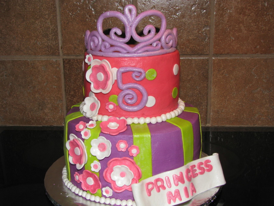 Princess Flower Cake