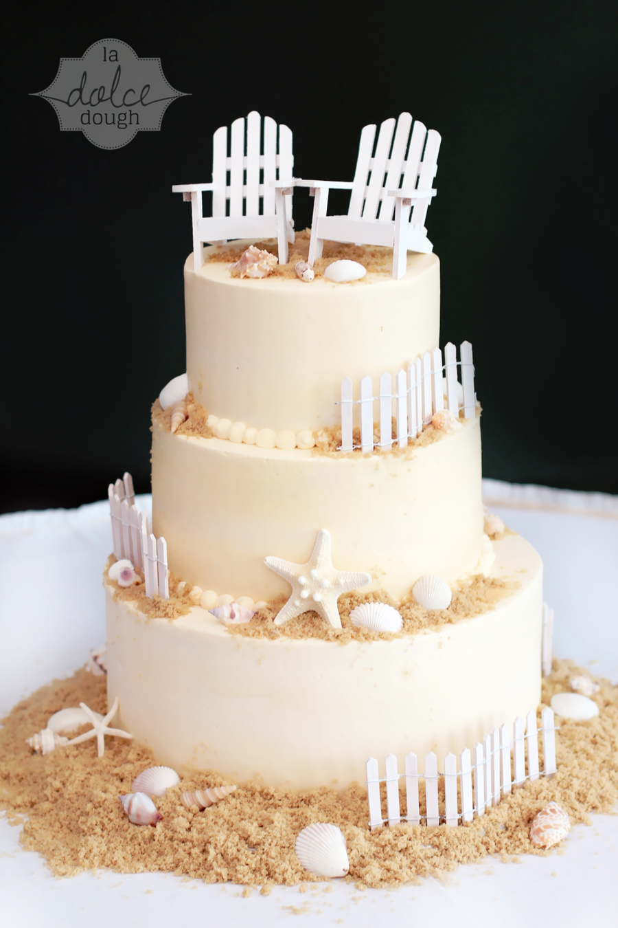 Retirement Beach Birthday Cake