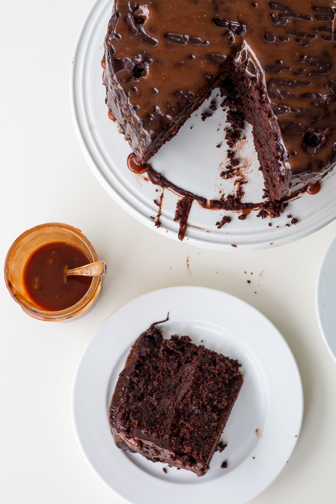 Salted Caramel Chocolate Cake Birthday