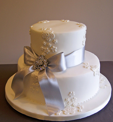 11 Photos of Silver 25th Wedding Anniversary Cakes