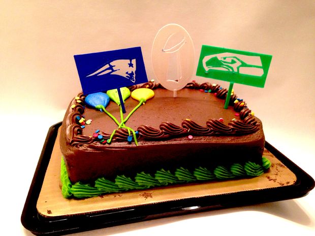 Simple Super Bowl Cake