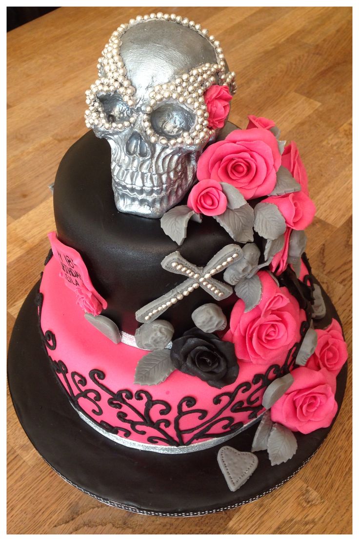 9 Photos of 2nd Birthday Cakes For Girl Skulls