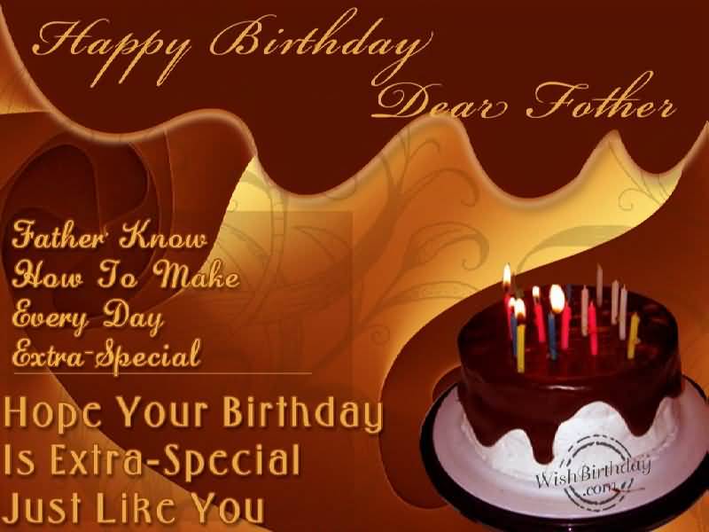 Special Happy Birthday Wishes Dad