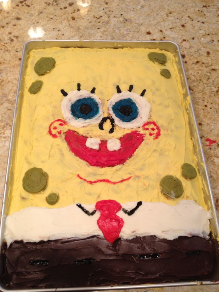 Spongebob Sheet Cake