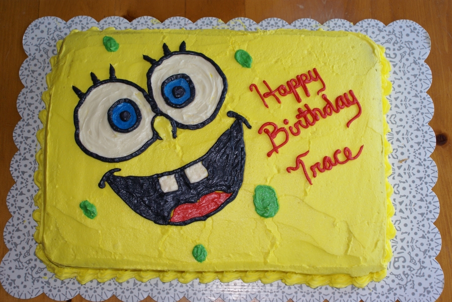 Spongebob Sheet Cake