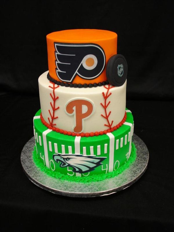 Sports Groom's Cakes