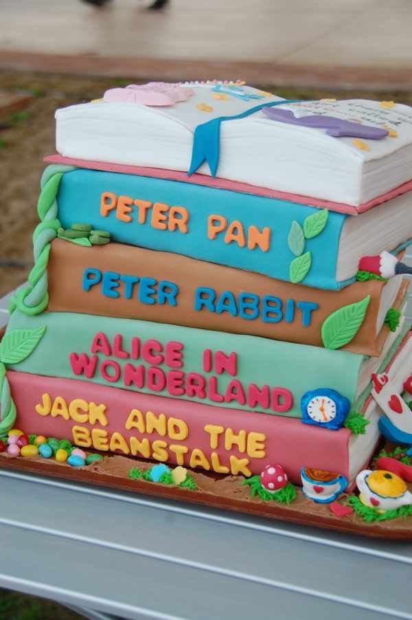 Storybook Baby Shower Cake