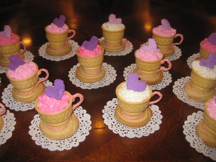 9 Photos of Teacup Tea Party Birthday Cupcakes