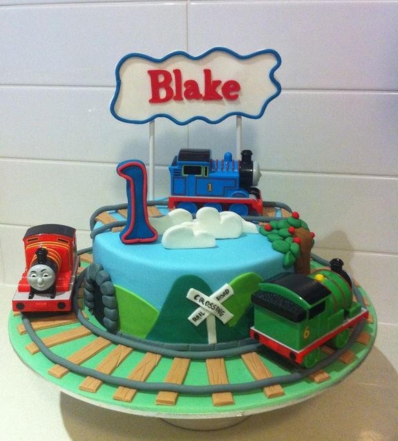 Thomas Train Birthday Cake