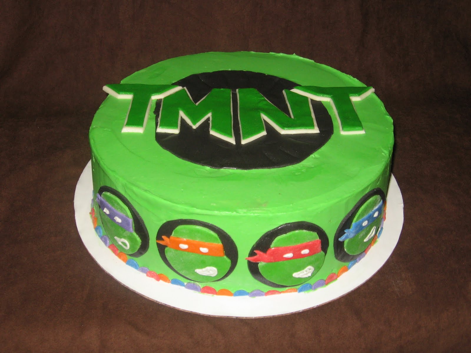 TMNT Birthday Cake Idea