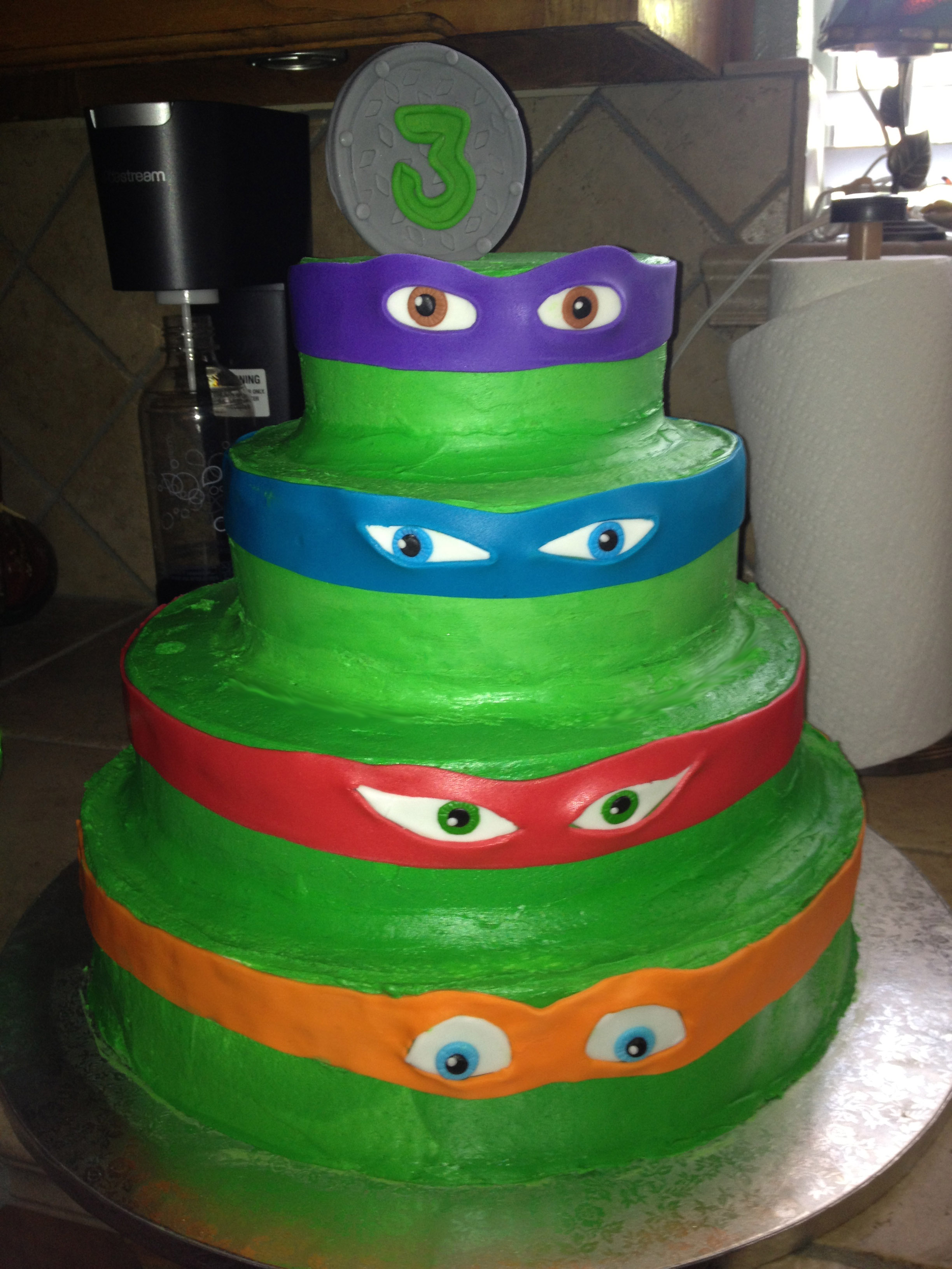 TMNT Cakes for Boys