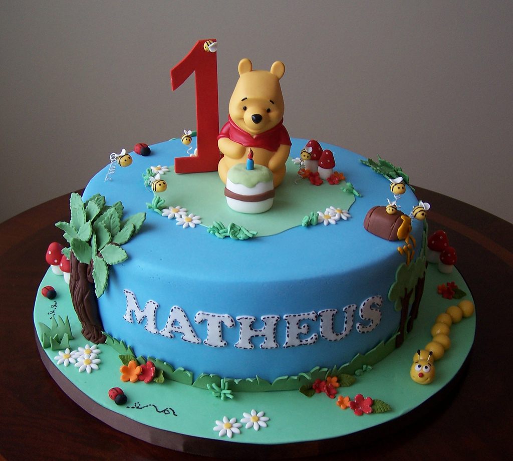 Winnie the Pooh Birthday Cake Ideas