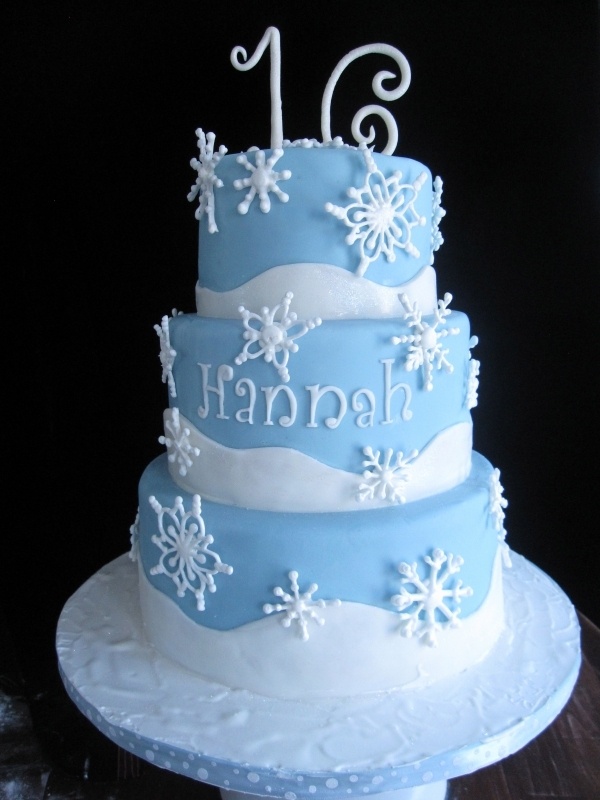 Winter Birthday Cake Ideas