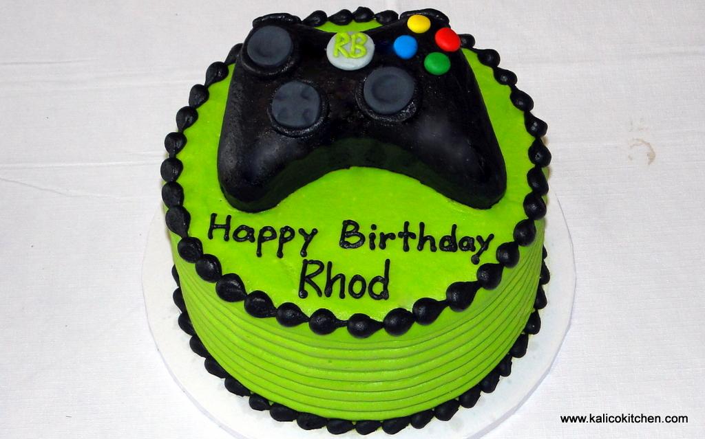 Xbox Controller Birthday Cake