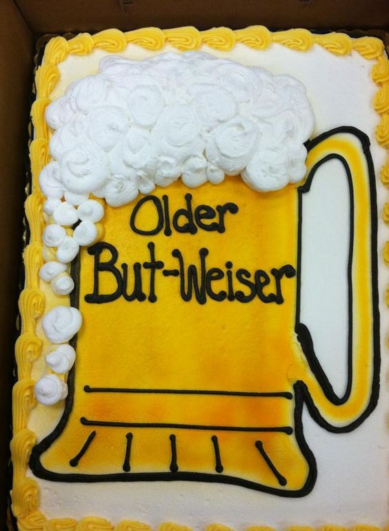 50th Birthday Beer Cake