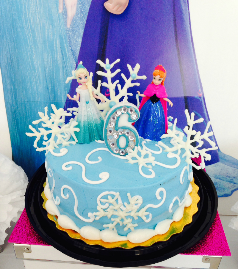 Anna and Elsa Birthday Cake Ideas