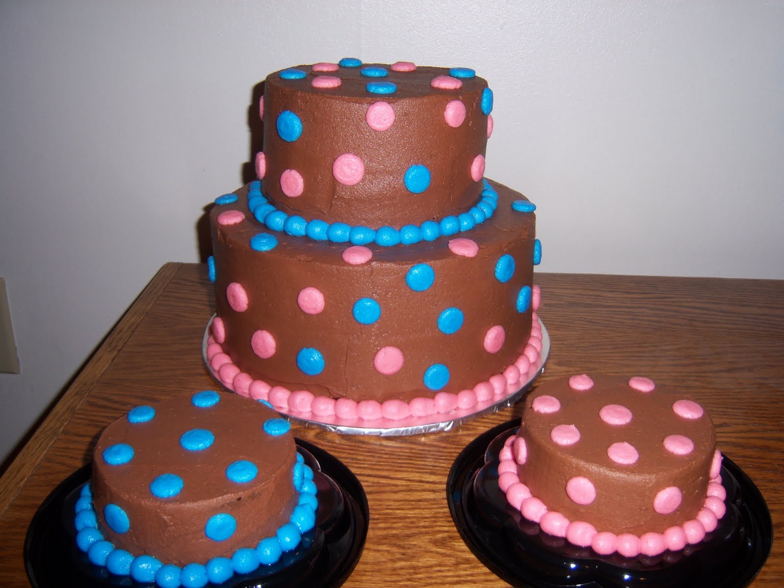 Boy Girl Twin 1st Birthday Cakes