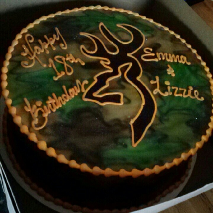 Browning Birthday Cake