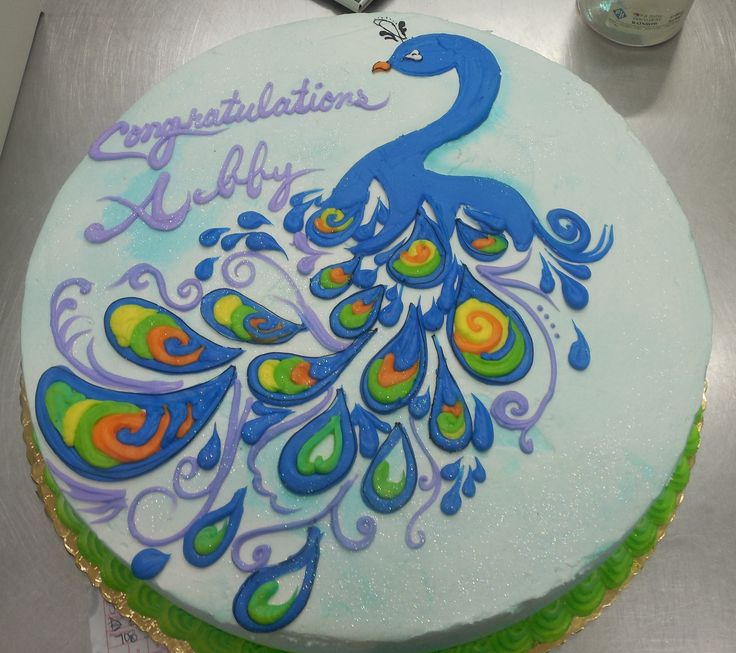 Calumet Bakery Cake Peacock